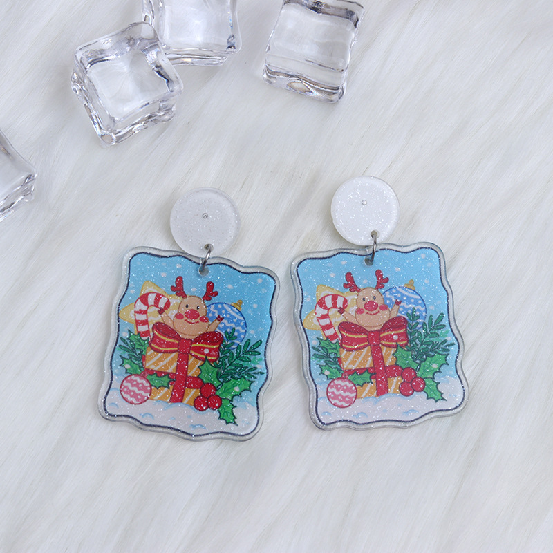 Christmas snowflakes earrings