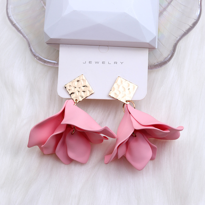 Bohemian petal earrings