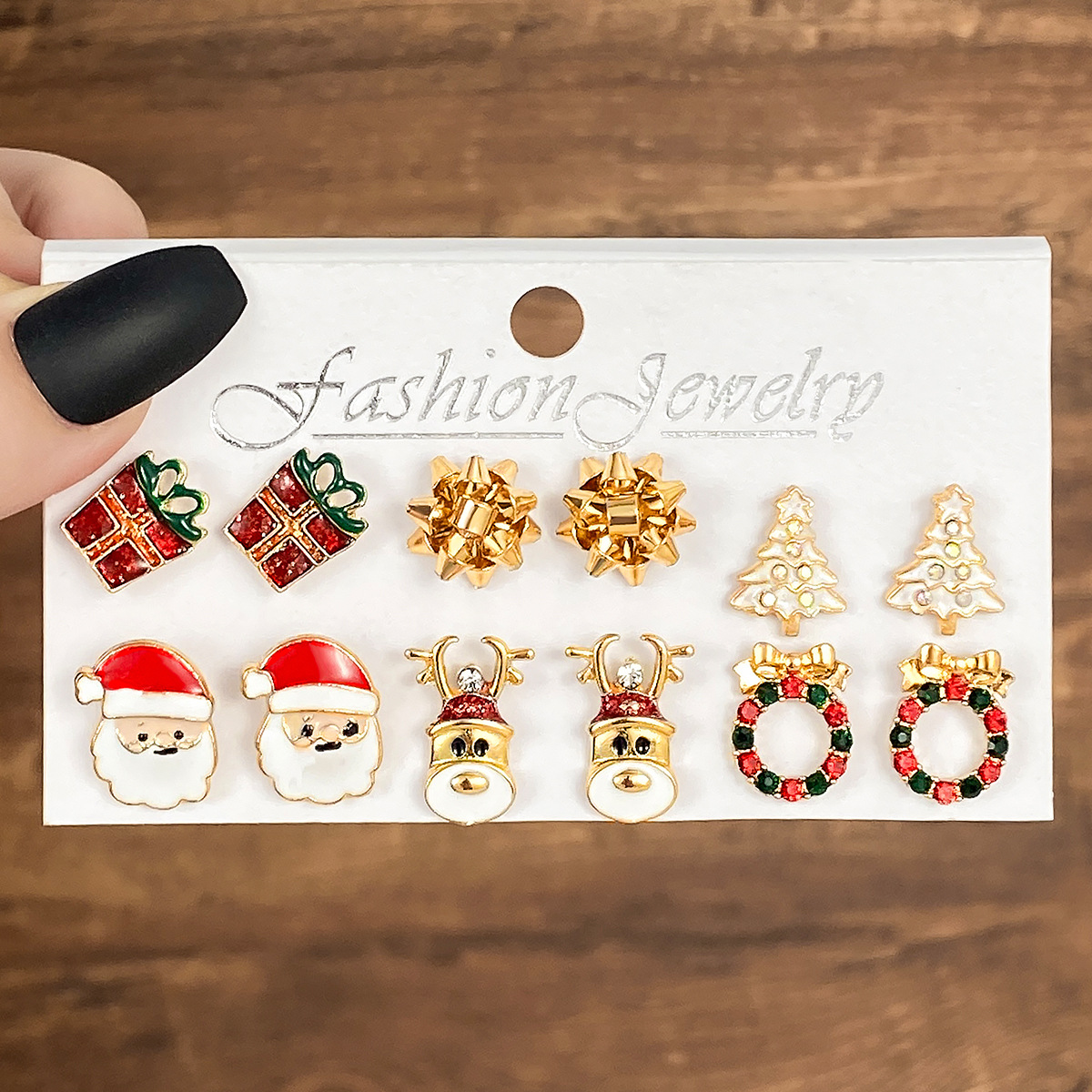 Christmas earring set