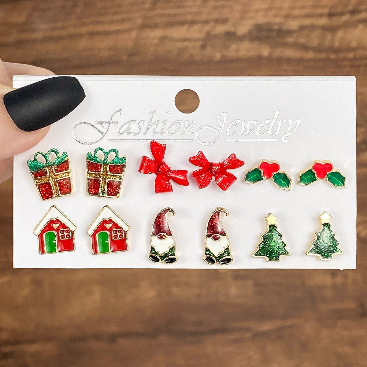 Christmas earring set