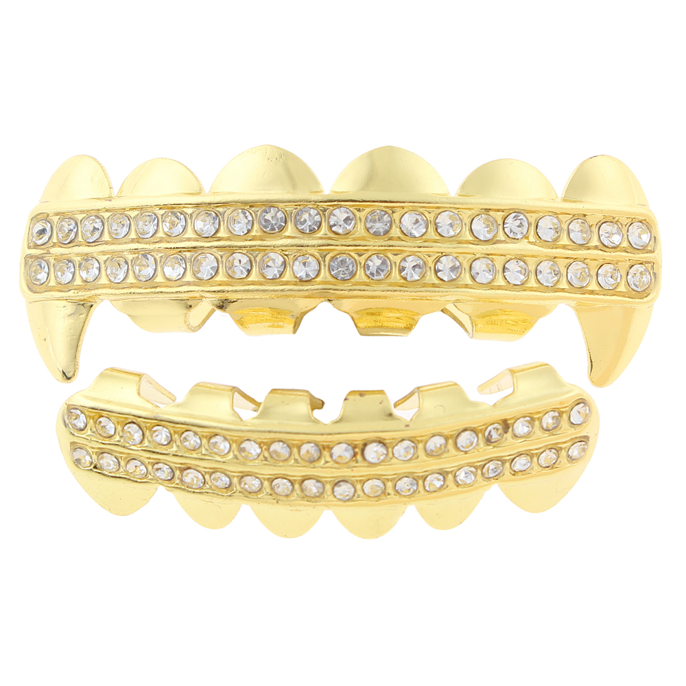 Hip Hop Teeth Grillz + Extra Molding Bars