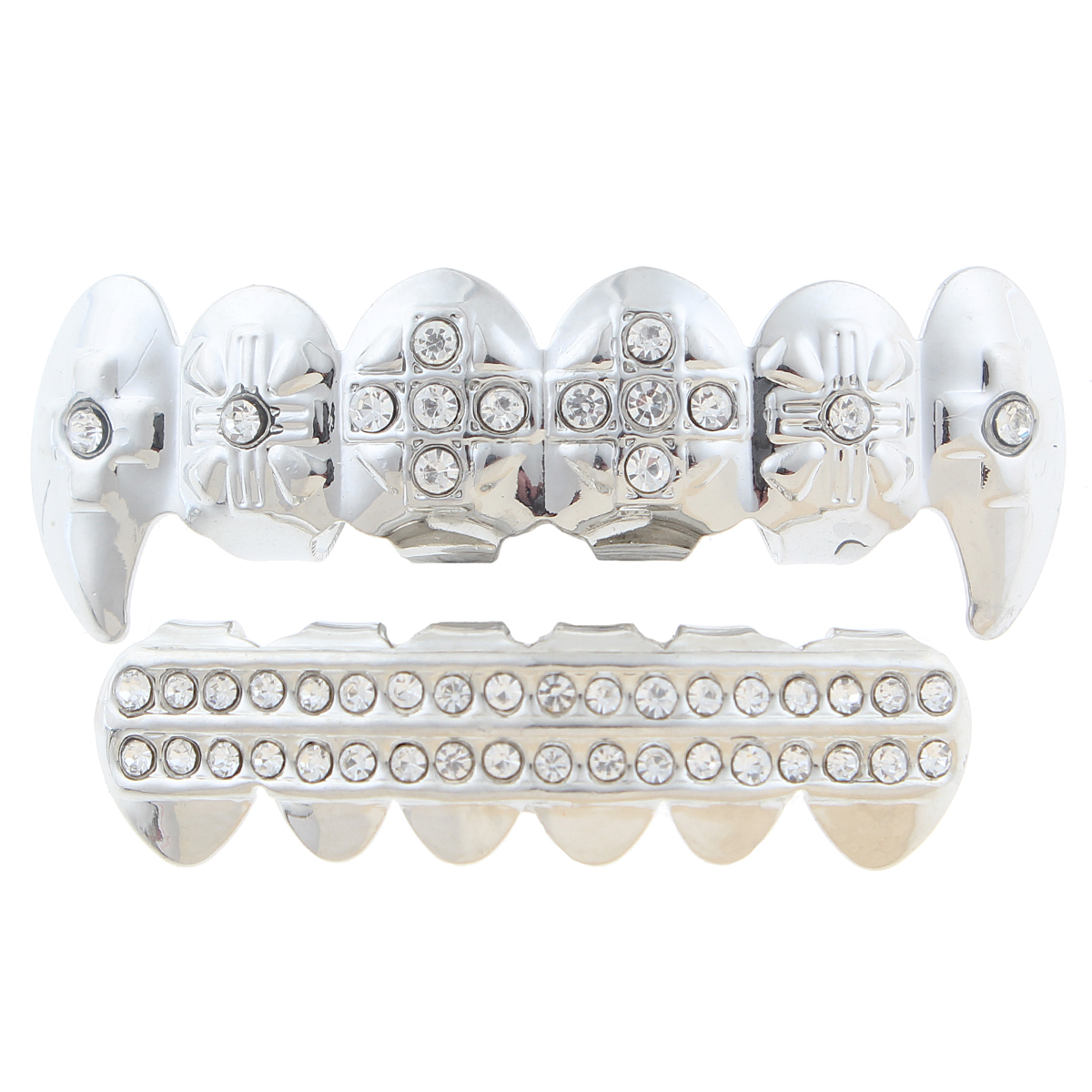 Hip Hop Teeth Grillz + Extra Molding Bars