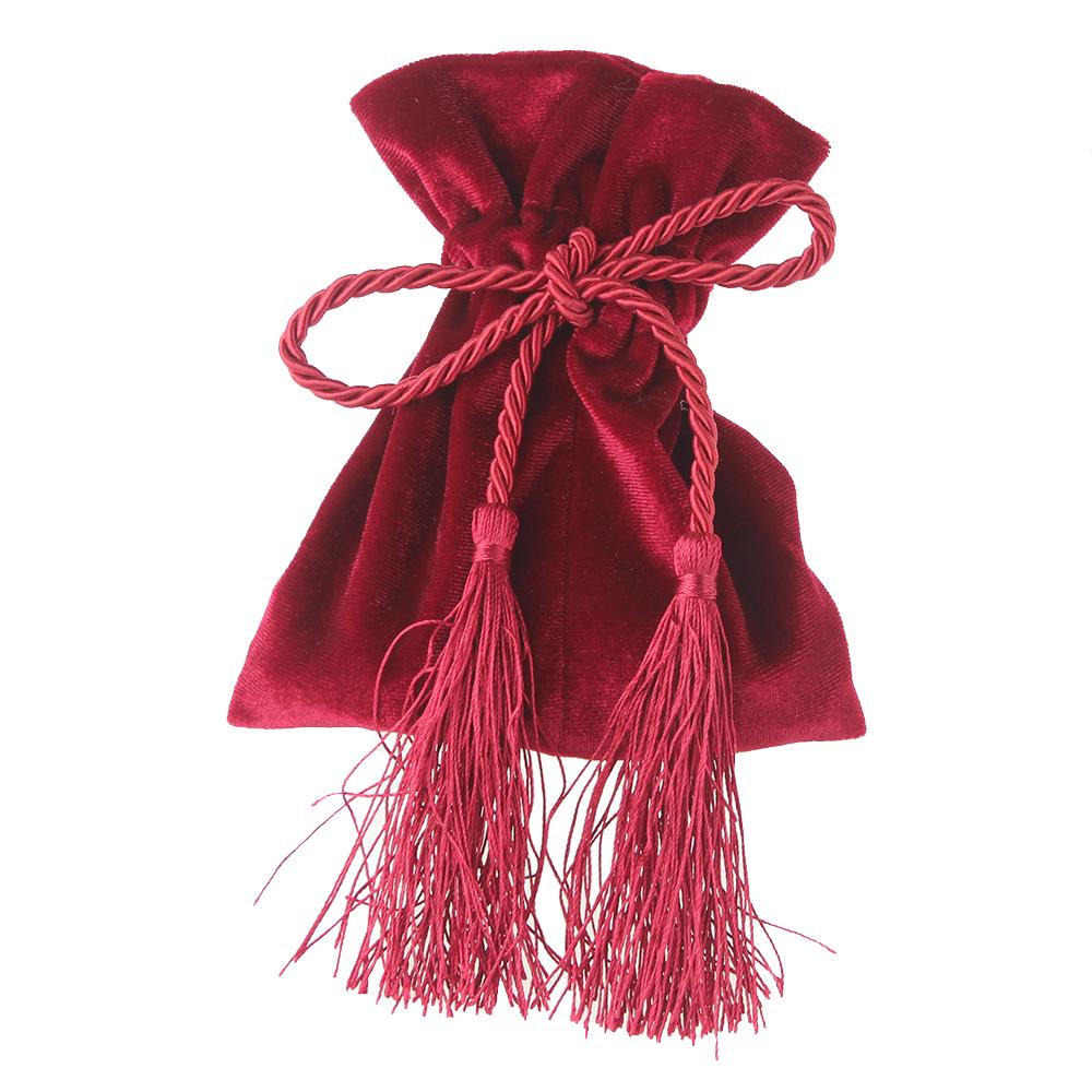 Claret Red 12*15 cm Velvet bag For gift package