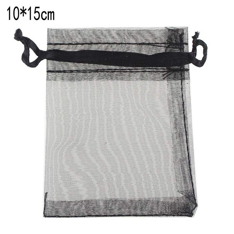 black 10*15 cm Gauze bag For gift package
