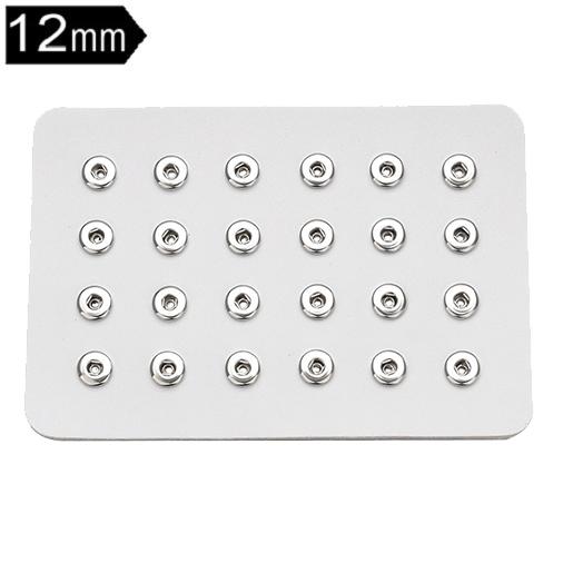 11.5*17cm PU leather 24 buttons snap Display fit 12mm snaps