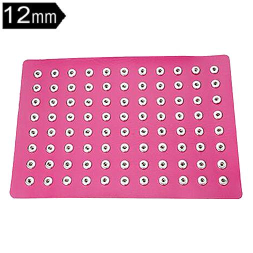 PU leather 88 buttons snap Display fit 12mm snaps