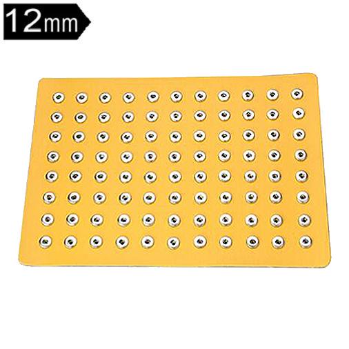 PU leather 88 buttons snap Display fit 12mm snaps