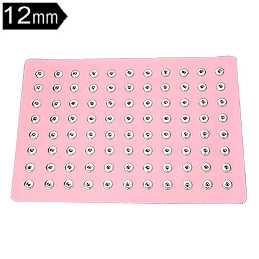 PU leather 88 buttons snap Display fit 12mm snaps