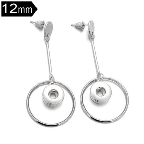 12mm Mini snaps Earrings