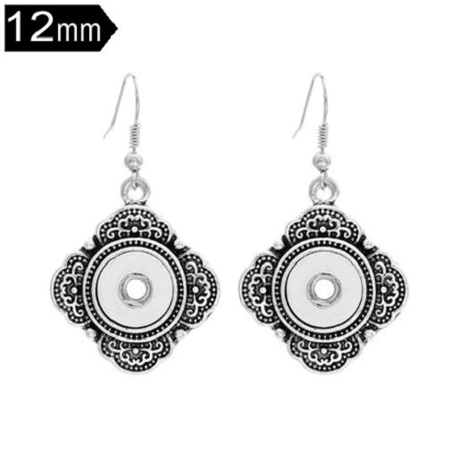 12mm Mini snaps Earrings