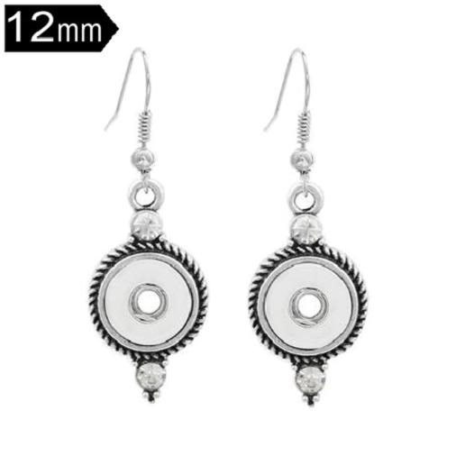 12mm Mini snaps Earrings