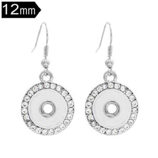 12mm Mini snaps Earrings