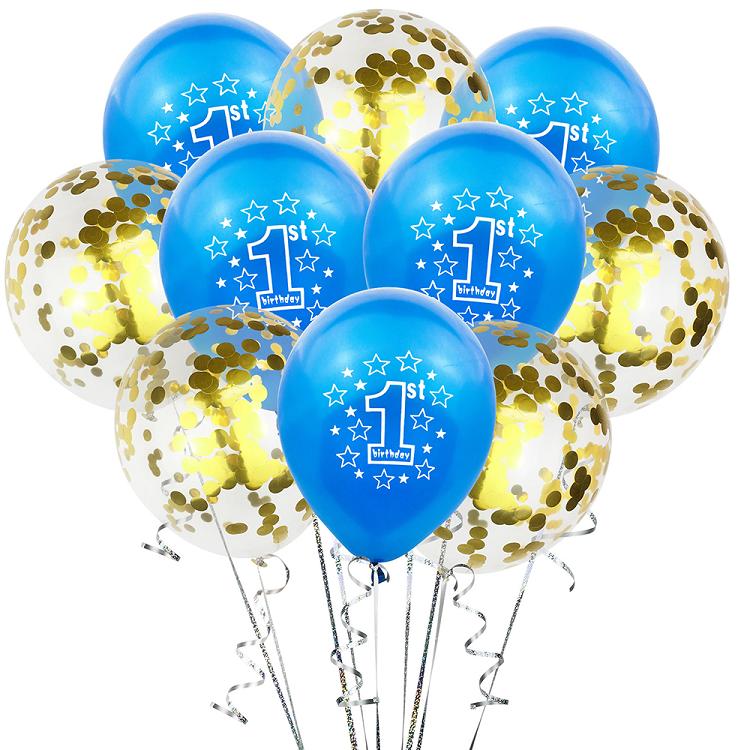 Children's first birthday party balloon set