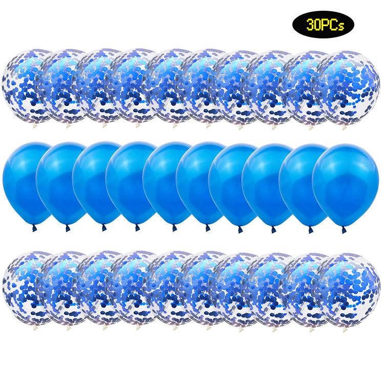 12 inch latex confetti balloon party set