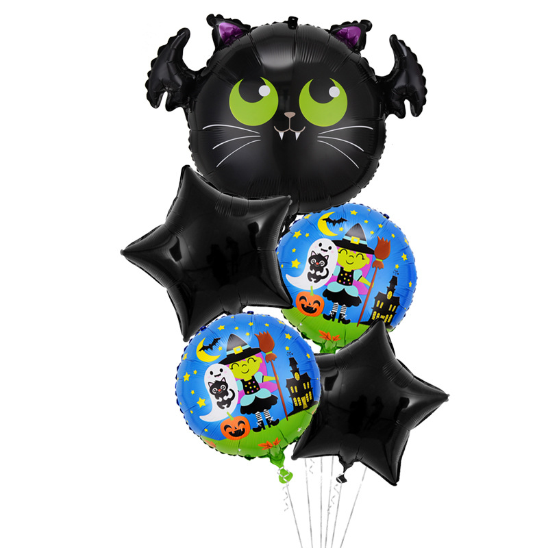 Halloween five-piece balloon set