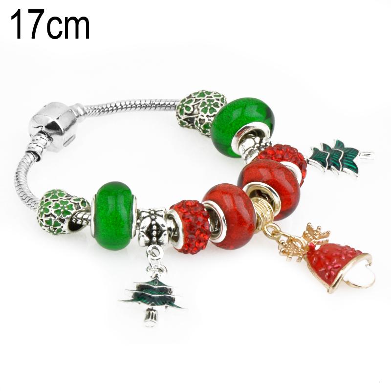 17 CM European Beads Bracelets For Christmas