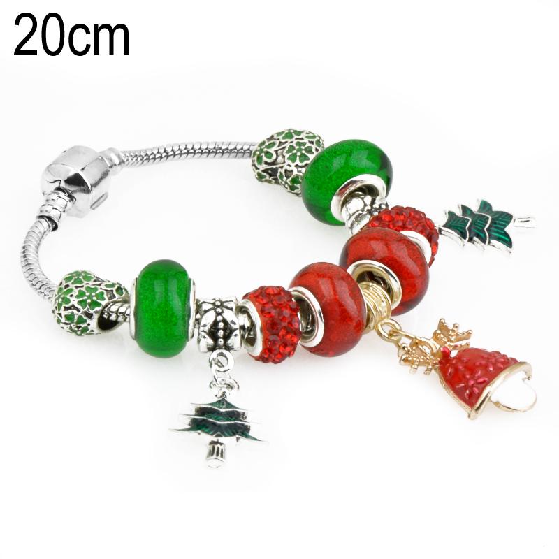 20 CM European Beads Bracelets For Christmas