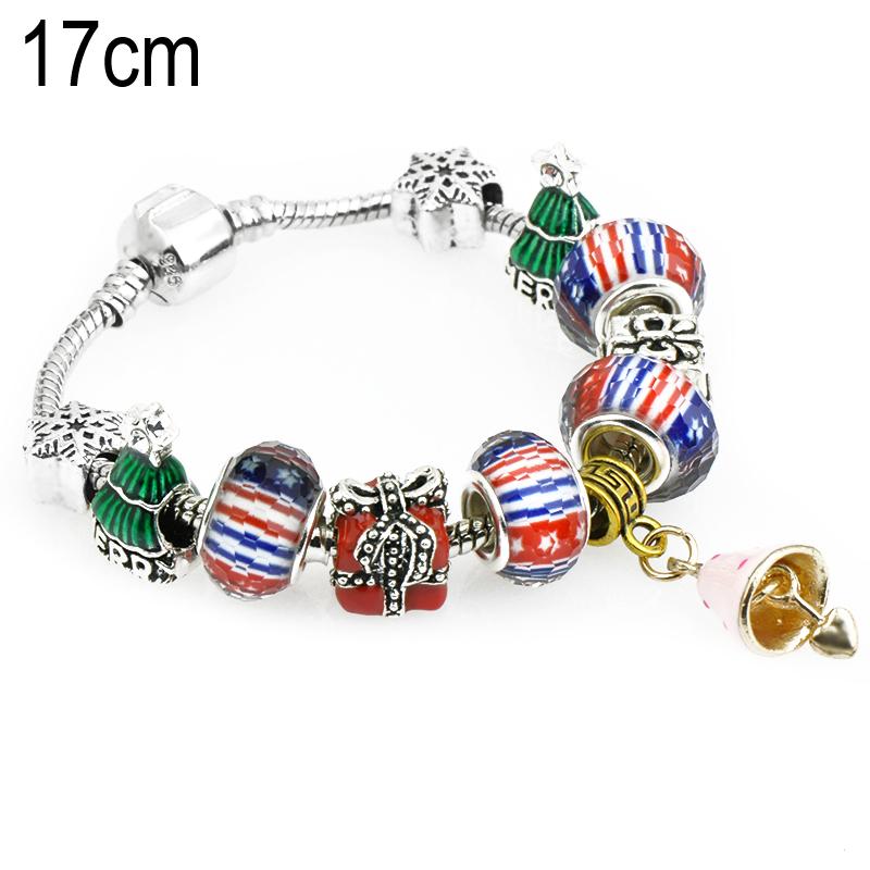 17 CM European Beads Bracelets For Christmas