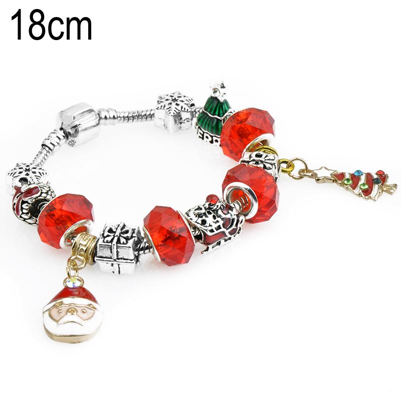 18 CM European Beads Bracelets For Christmas