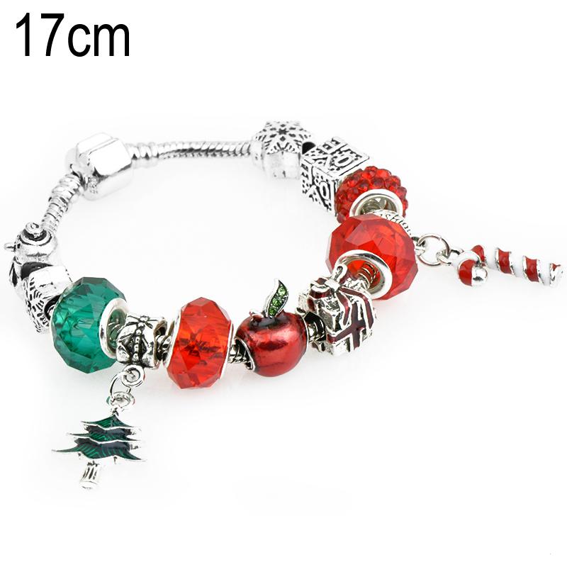 17 CM European Beads Bracelets For Christmas