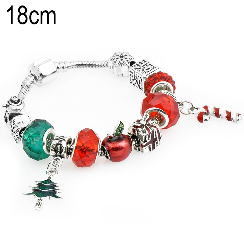 18 CM European Beads Bracelets For Christmas