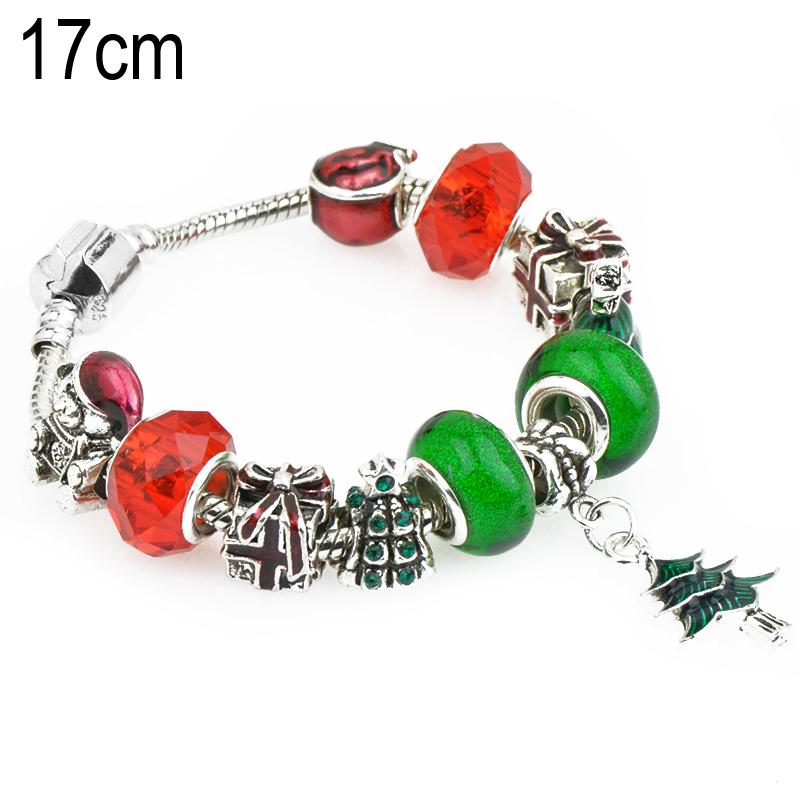 17 CM European Beads Bracelets For Christmas