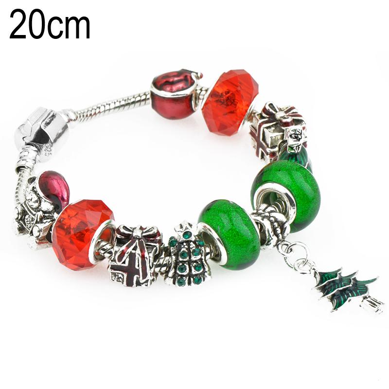 20 CM European Beads Bracelets For Christmas