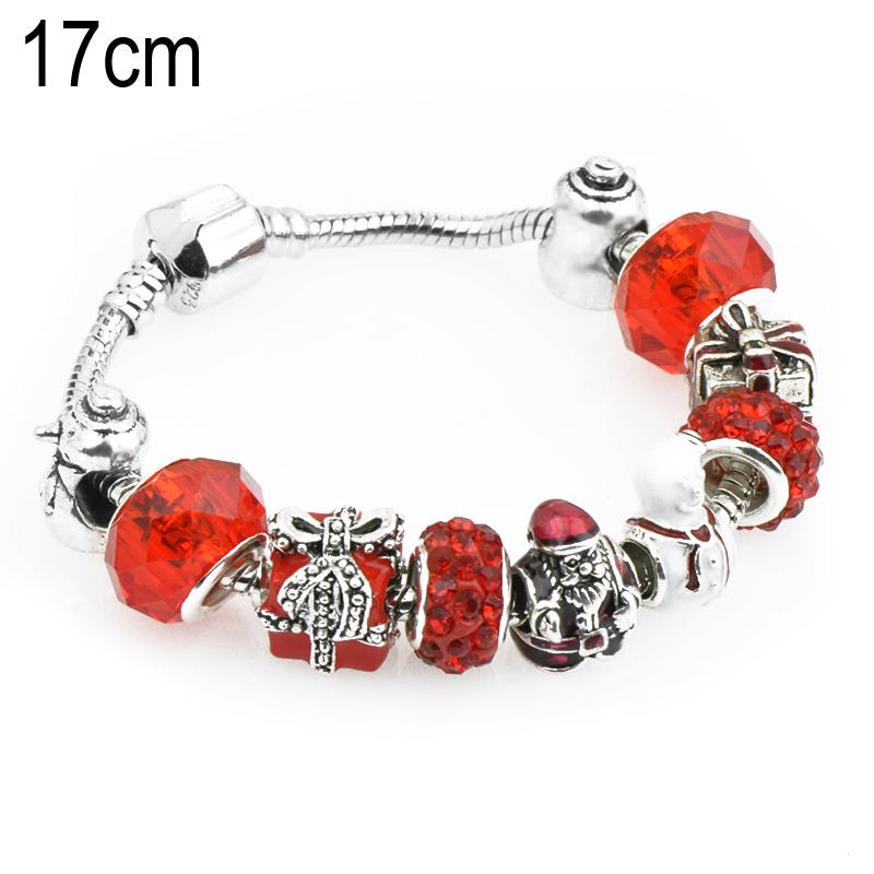 17 CM European Beads Bracelets For Christmas