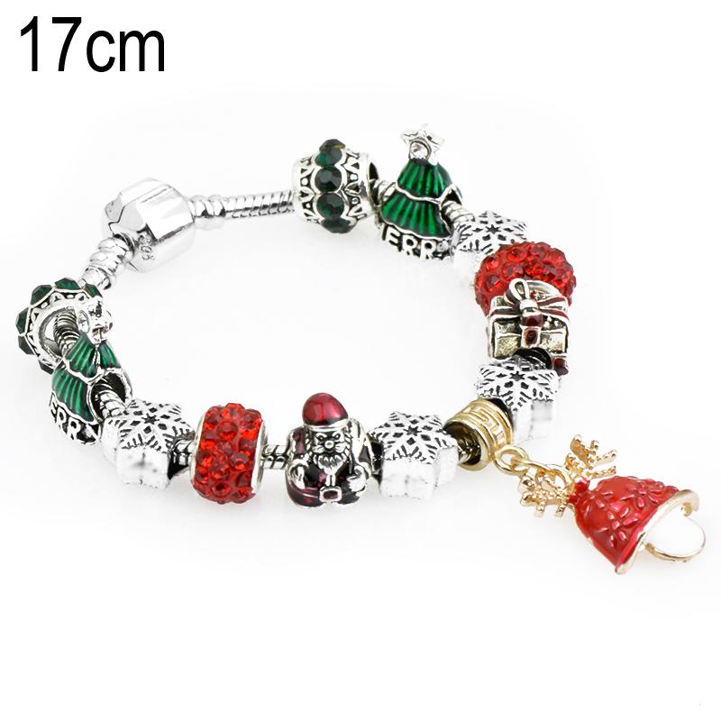 17 CM European Beads Bracelets For Christmas