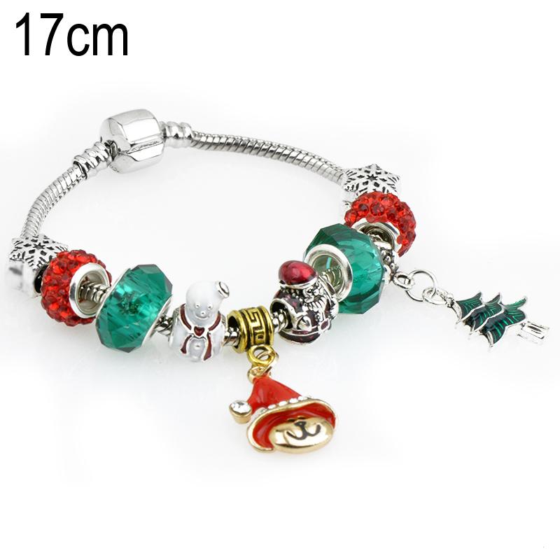 17 CM European Beads Bracelets For Christmas