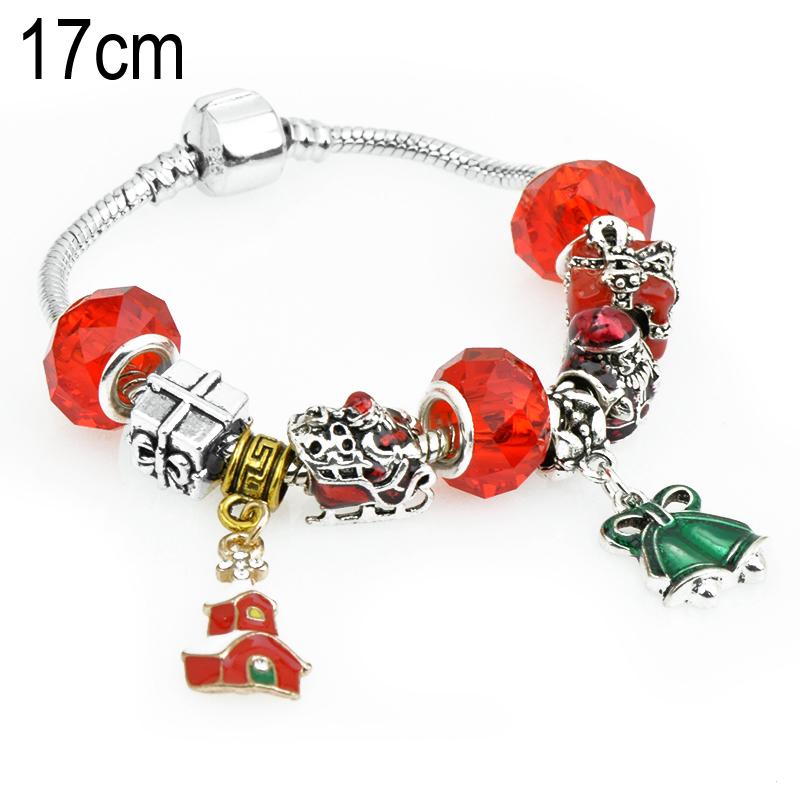 17 CM European Beads Bracelets For Christmas