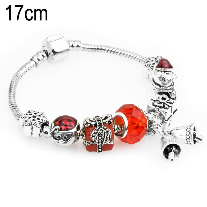 17 CM European Beads Bracelets For Christmas