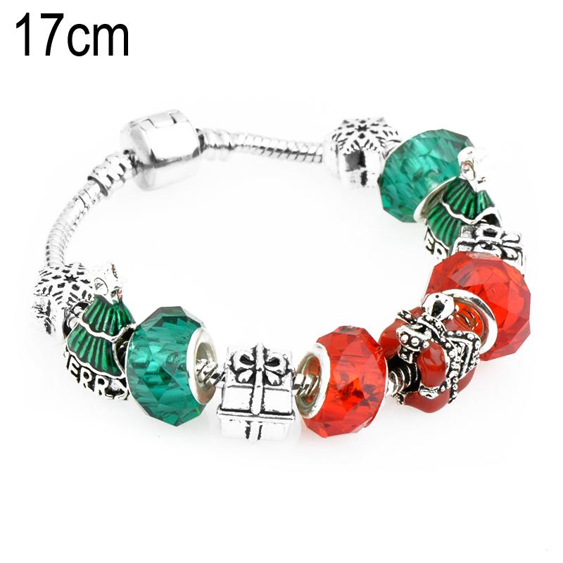 17 CM European Beads Bracelets For Christmas