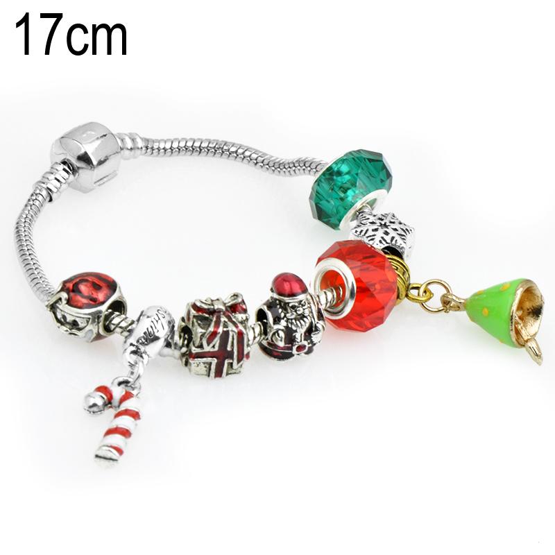 17 CM European Beads Bracelets For Christmas