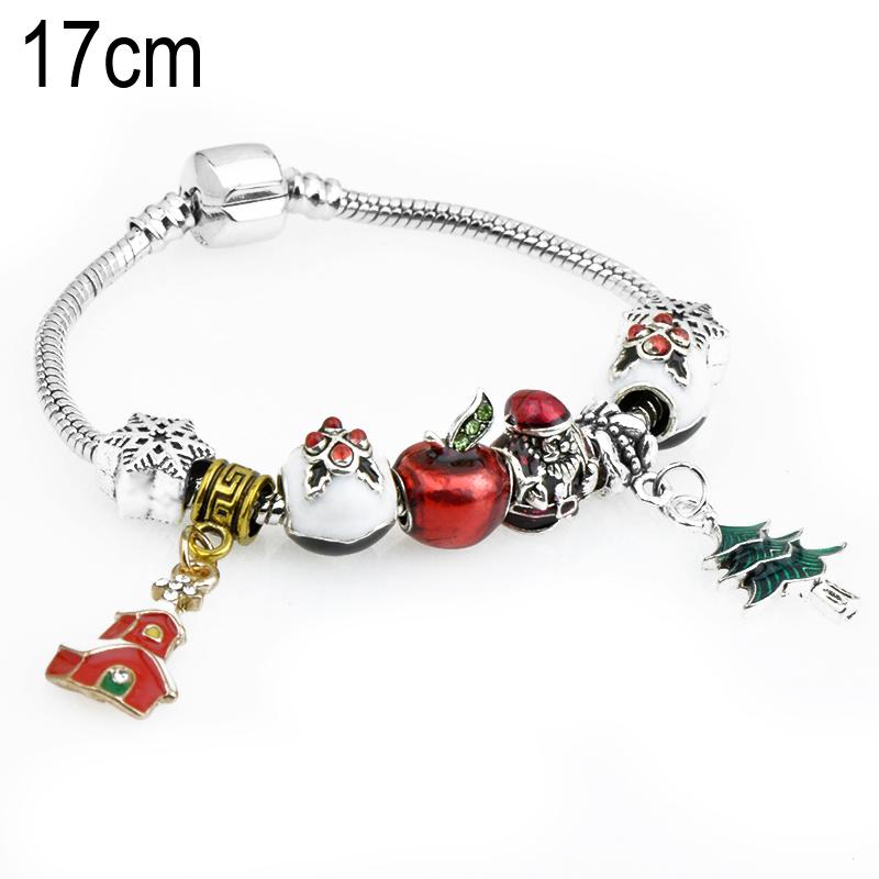 17 CM European Beads Bracelets For Christmas