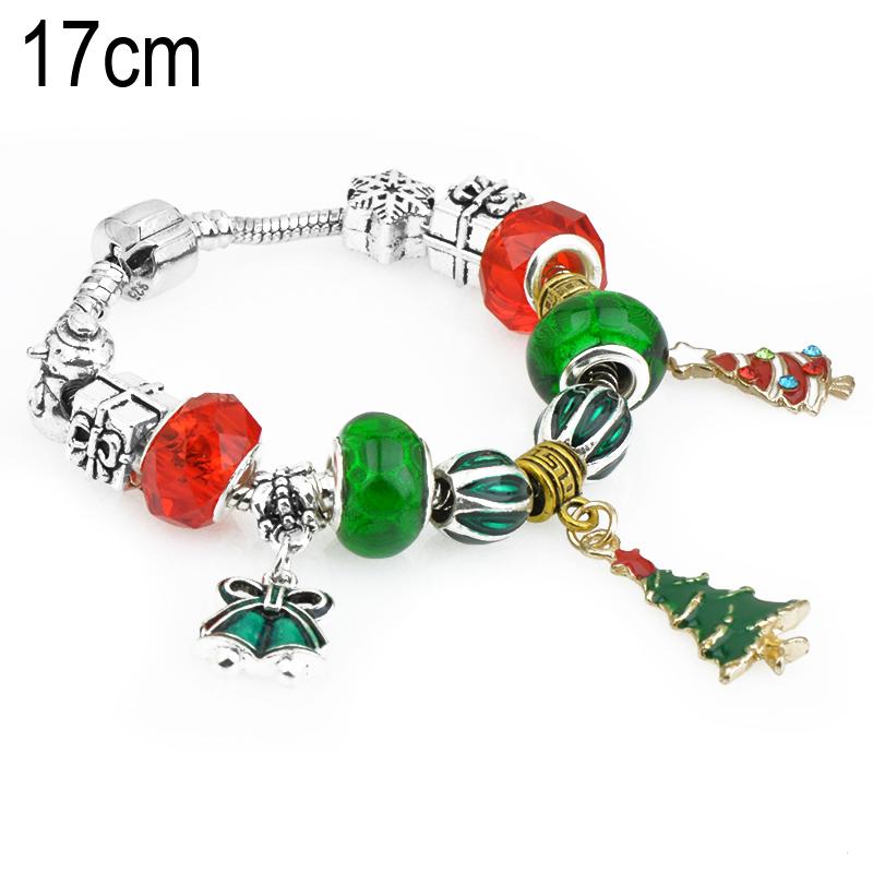 17 CM European Beads Bracelets For Christmas