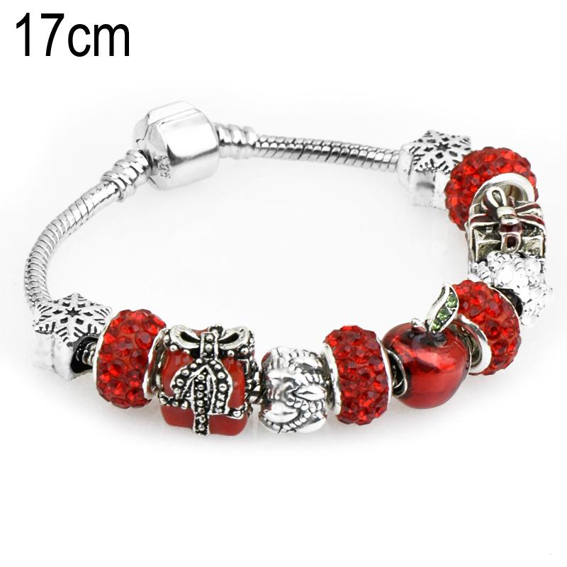 17 CM European Beads Bracelets For Christmas