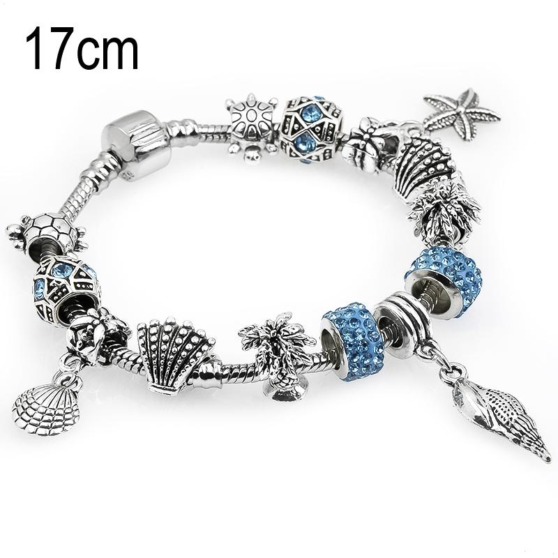 17 CM sea life European Beads Bracelets