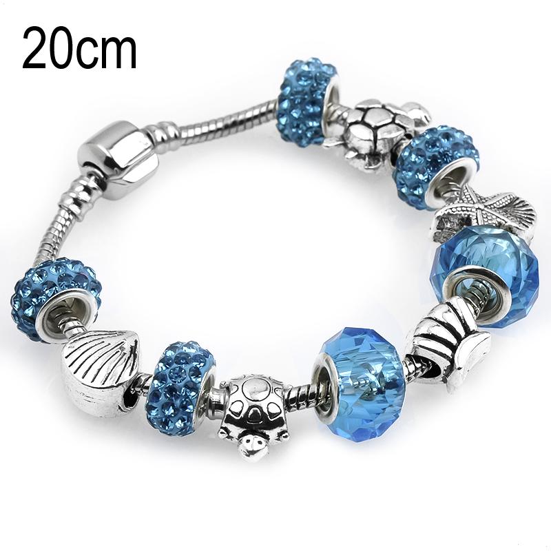 20 CM sea life European Beads Bracelets