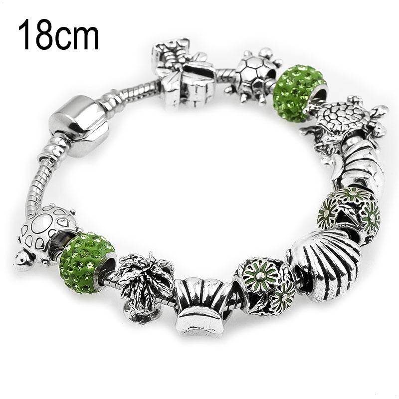 18 CM sea life European Beads Bracelets