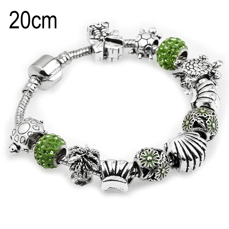 20 CM sea life European Beads Bracelets