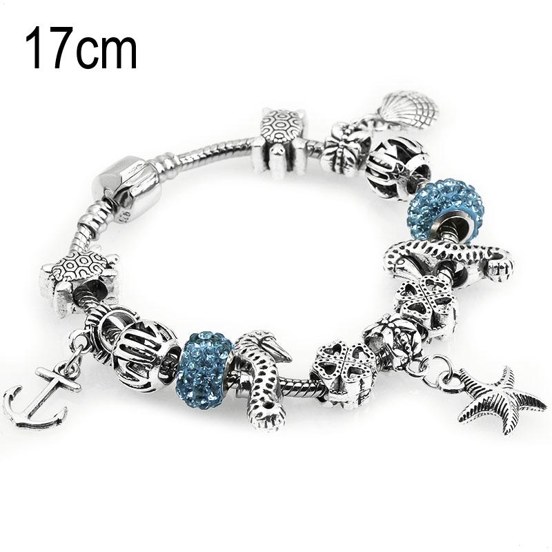 17 CM sea life European Beads Bracelets