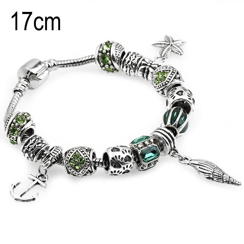 17 CM sea life European Beads Bracelets