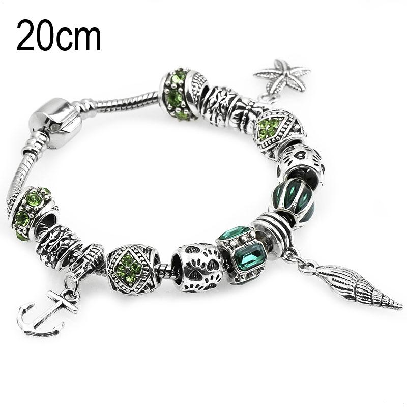 20 CM sea life European Beads Bracelets