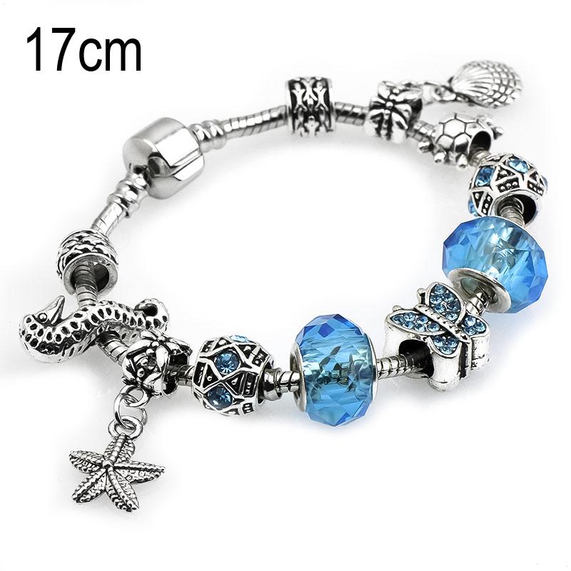 17 CM sea life European Beads Bracelets