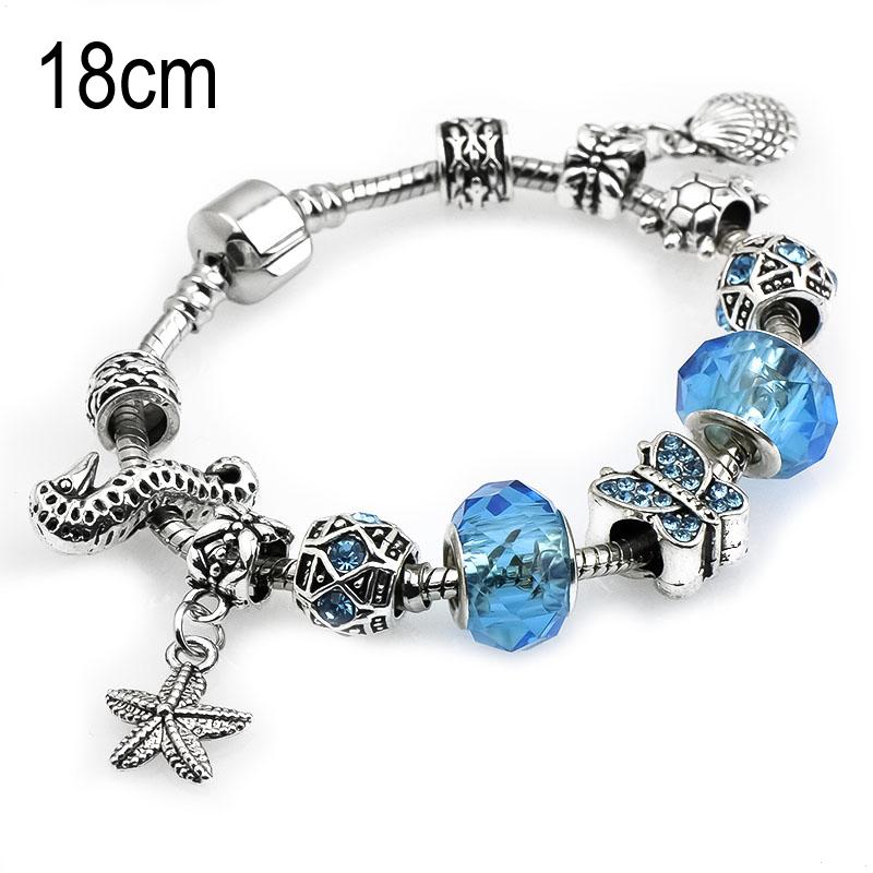 18 CM sea life European Beads Bracelets