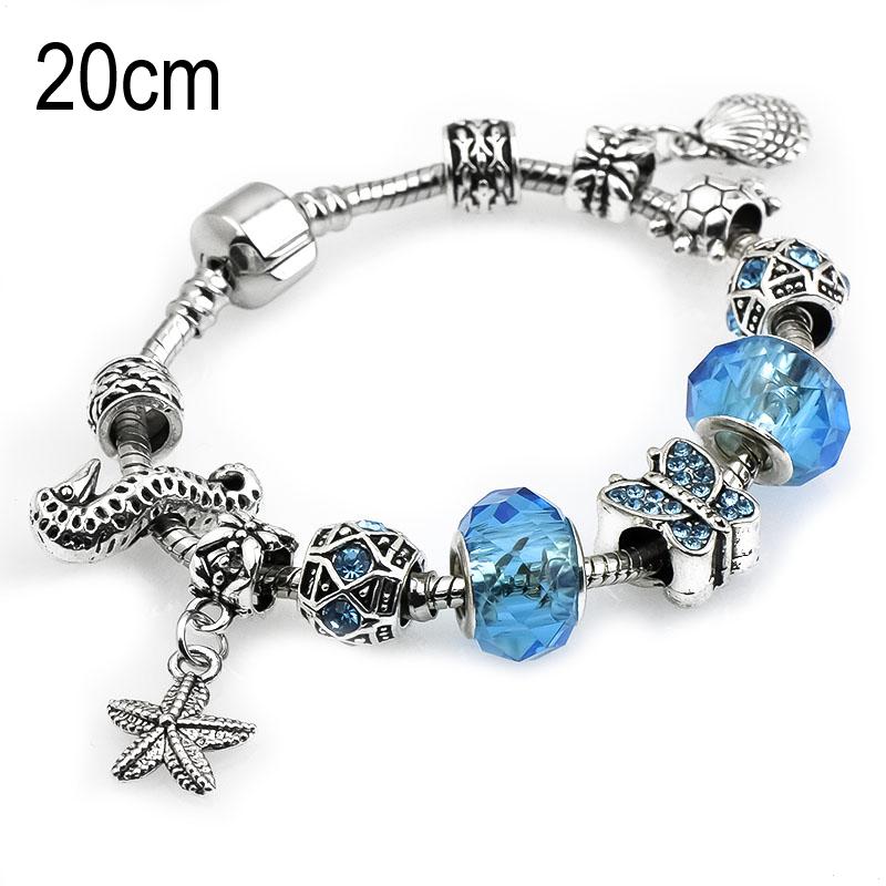 20 CM sea life European Beads Bracelets