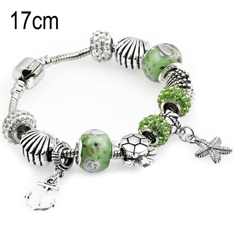 17 CM sea life European Beads Bracelets