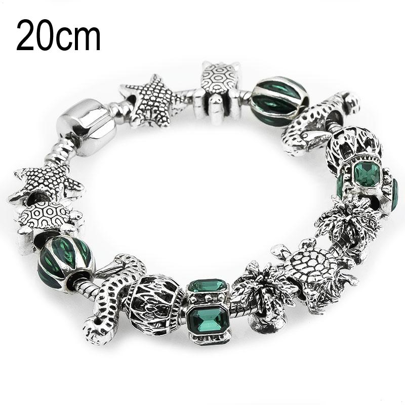 20 CM sea life European Beads Bracelets