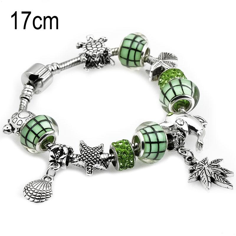 17 CM sea life European Beads Bracelets